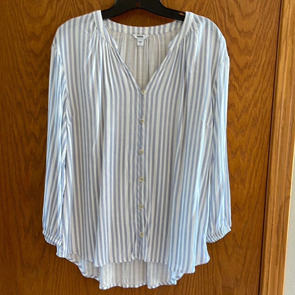Sonoma Button Down Long Sleeve Top Sz L